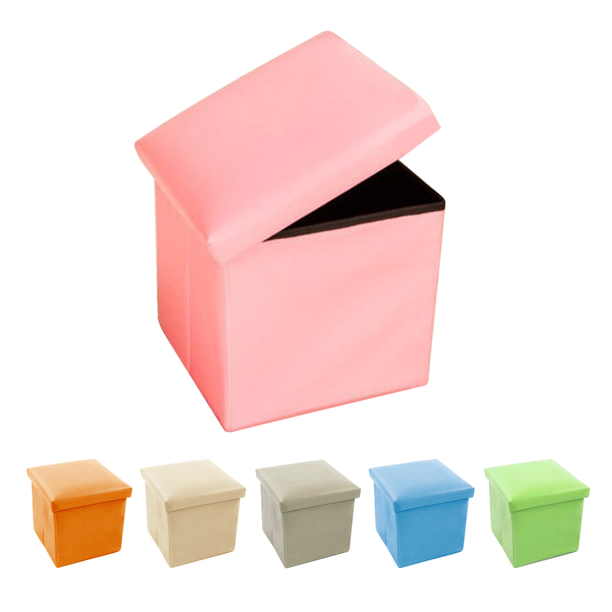 Foldable Storage Box Stool
